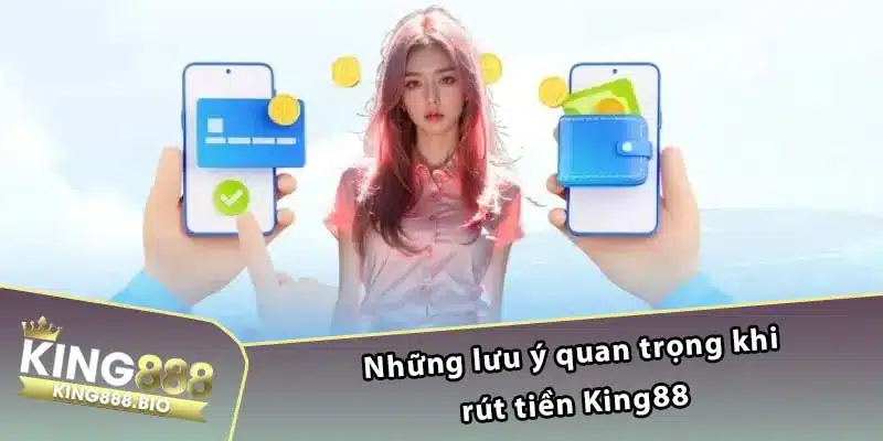 Những lưu ý quan trọng khi rút tiền King88